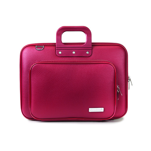 Kompiuterio krepšys BOMBATA Classic Plus 15, burgundiška raudona sp.