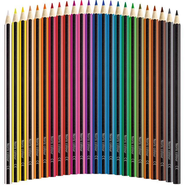 Spalvoti pieštukai STAEDTLER NORIS COLOUR 185, 24 spalvos 4
