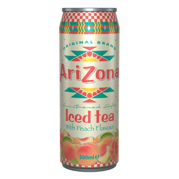 Juodosios arbatos gėrimas ARIZONA, persikų skonio, 500 ml  D