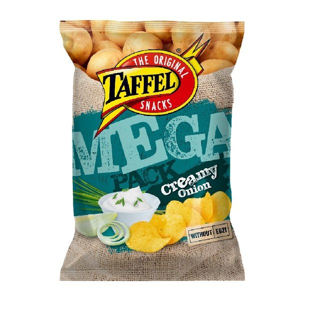 Bulvių traškučiai TAFFEL, svogūnėlių skonio, 250g