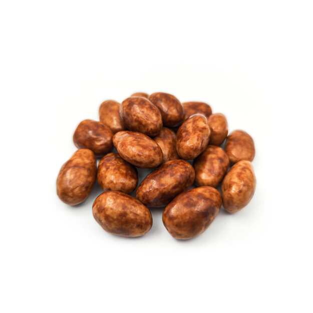 Skrudinti migdolų riešutai su jūros druska, padengti baltuoju šokoladu su karamele, 4,5 kg D