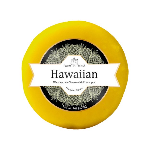 Sūris Wensleydale FARM MAID, su ananasais, 200 g