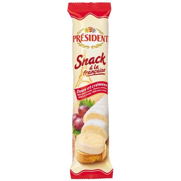 Minkštas sūris PRESIDENT Snack a la Francaise, 180 g