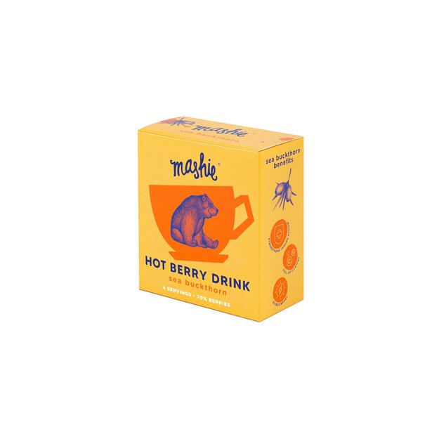 Uogų tyrė, MASHIE Original, šaltalankių, 4vnt.