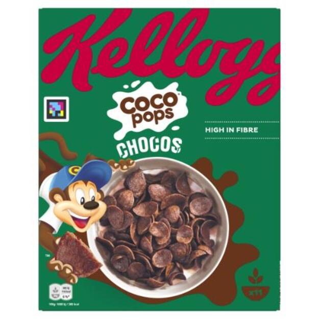 Dribsniai KELLOGG S Coco Pops Chocos, 330 g