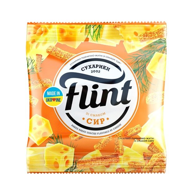 Džiūvėsėliai FLINT, sūrio skonio, 35 g