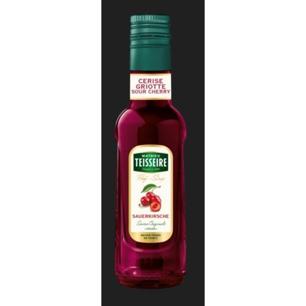 Sirupas TEISSEIRE, rūgščių vyšnių skonio, 0,25 l