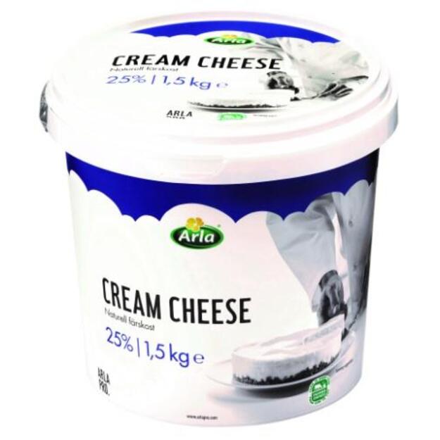 Natūralus tepamas sūris ARLA, 25%, 1,5 kg