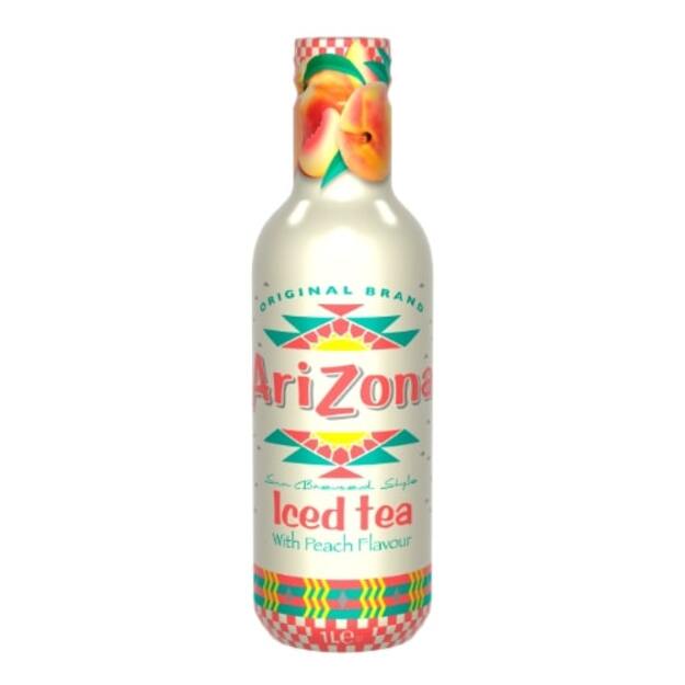 Juodosios arbatos gerimas ARIZONA, persikų skonio, 1 l