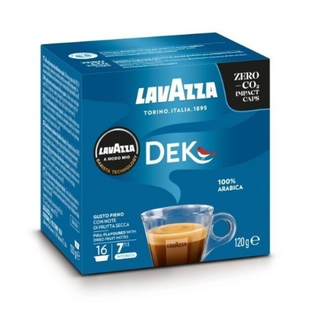 Kavos kapsulės LAVAZZA AMM „A Modo Mio Dek Cremoso“ 16 vnt x 120g