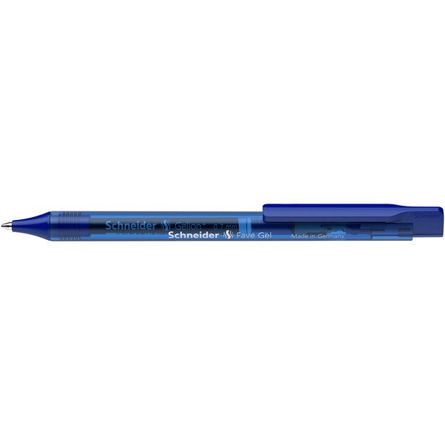 Automatinis tu&scaron;inukas SCHNEIDER Fave Gel, 0,7mm, mėlynos sp. 8