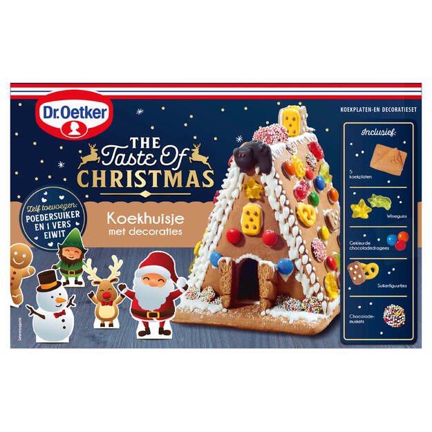 Traškus namelis DR.OETKER, su dekoravimo rinkiniu, 403g