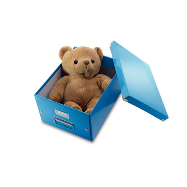 Archyvavimo dėžė LEITZ WOW, sudedama, A4, 200 x 281 x 370 mm, šviesiai mėlyna 3