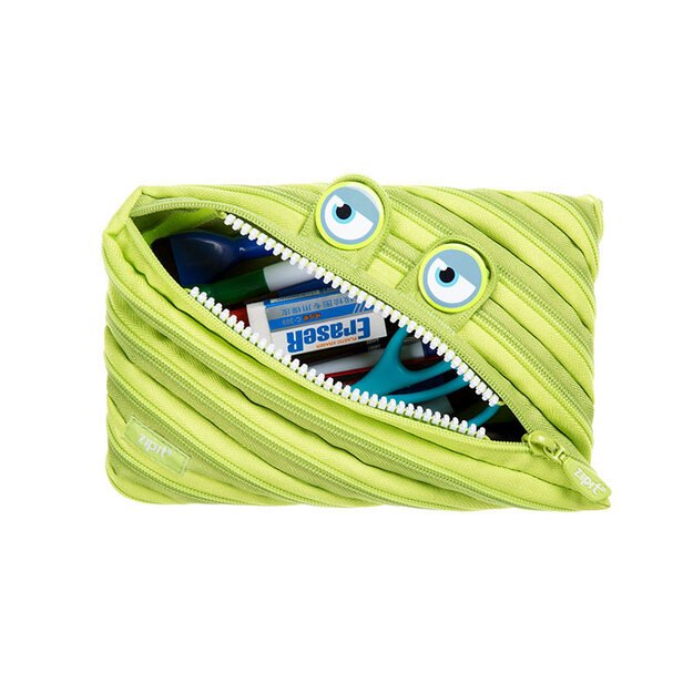 Penalas-pie&scaron;tukinė ZIPIT Wildlings Jumbo Pouch, ZTMJ-WD-ALI, žalios sp. 5