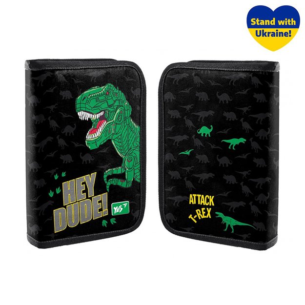 Forminis penalas su vienu skyriumi, dviem atvartais YES HP-04  Hey dude! , juodos sp.