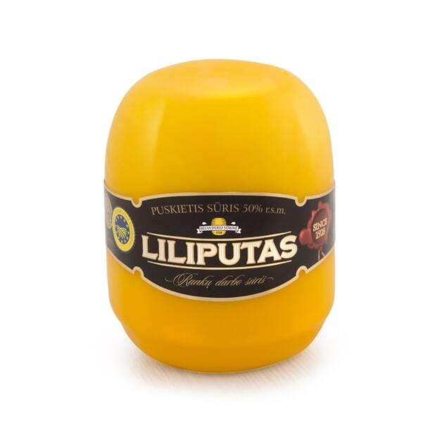 Puskietis sūris LILIPUTAS, 50 % , 500 g