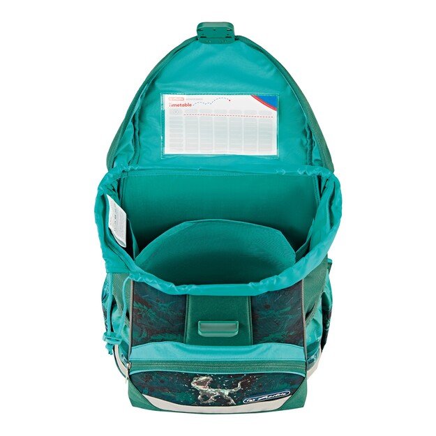 Forminė kuprinė Herlitz UltraLight Green Rex, 36 x 28 x 21 cm 6