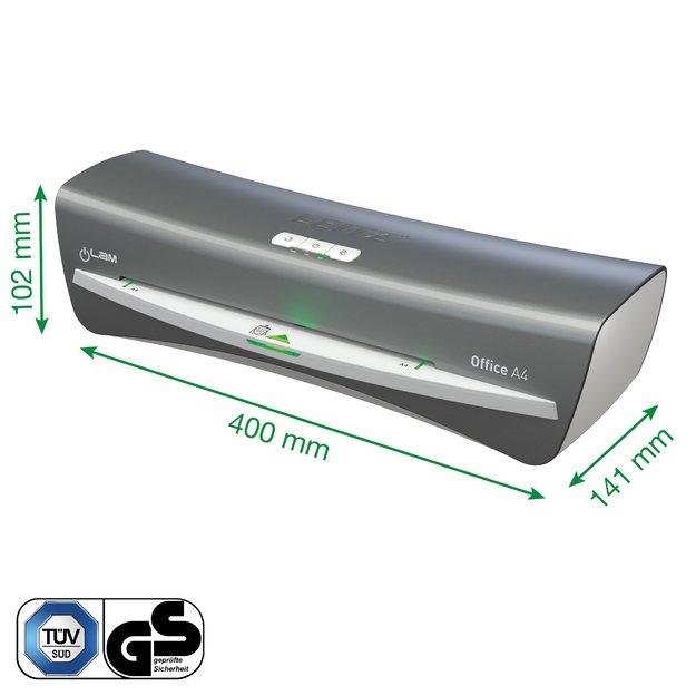 Laminavimo aparatas LEITZ iLAM OFFICE, A4, sidabro sp. 1