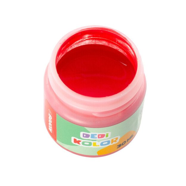 Dažai piešti pirštais KORES DEDI KOLOR 30 ml, 6 spalvos 1