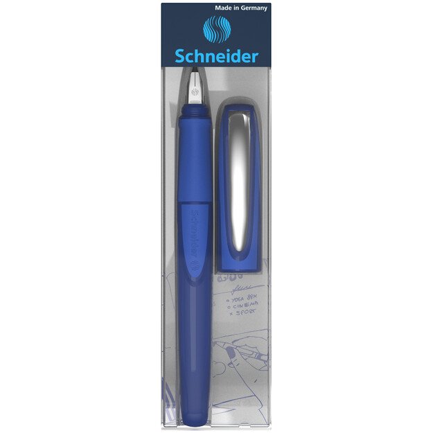 Plunksnakotis SCHNEIDER RAY M, mėlynos spal. korpusas, dešiniarankiams 1