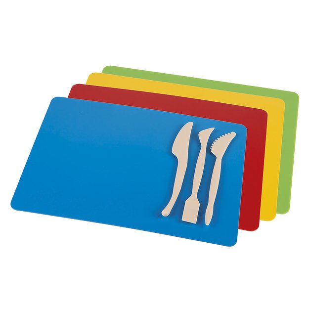 Lentelė plastilinui Panta Plast, A4, įvairių spalvų