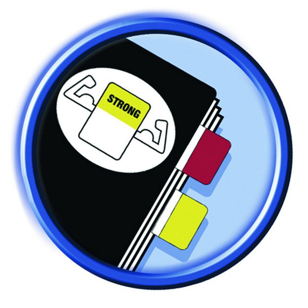 Lipnūs žymekliai Post-it, dideli, 24 lapeliai, 4 spalvos 2