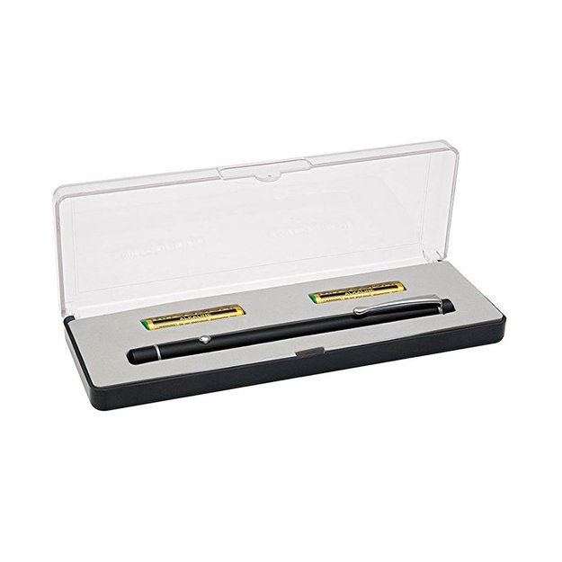 Lazerinė rodyklė WEDO, metalinė, raudonas lazeris, juoda sp. 1