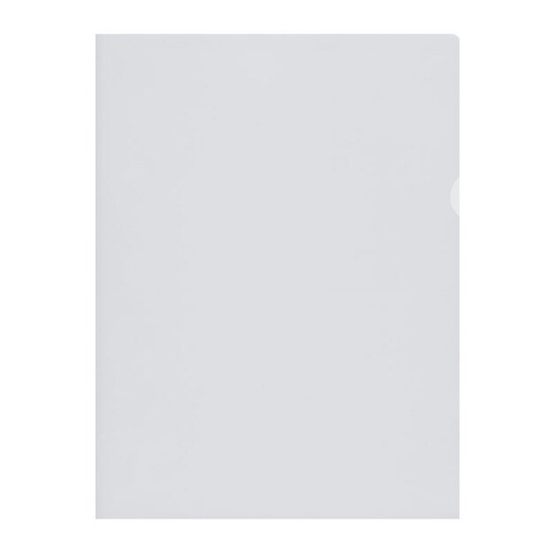 Dėklas dokumentams L forma A4, 115 mik., (pak. - 50 vnt.)