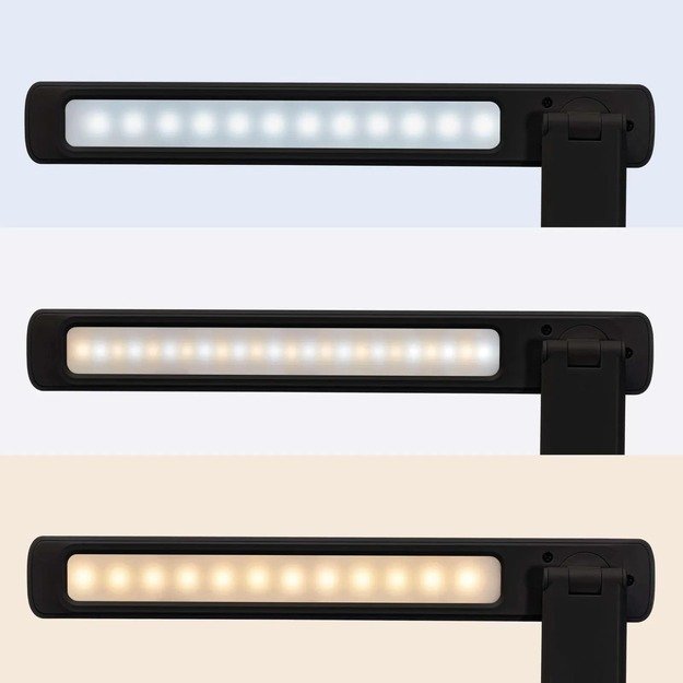 Įkraunama LED stalinė lempa MAUL Sally,  su &scaron;viesos reguliavimu, juoda 2