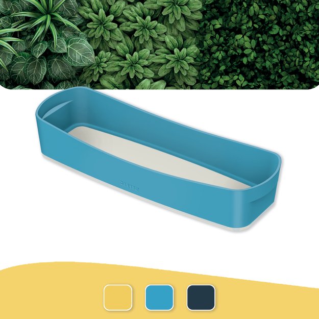 Daiktadėžė Cosy L:MyBox, pailga, mėlynos sp. 1