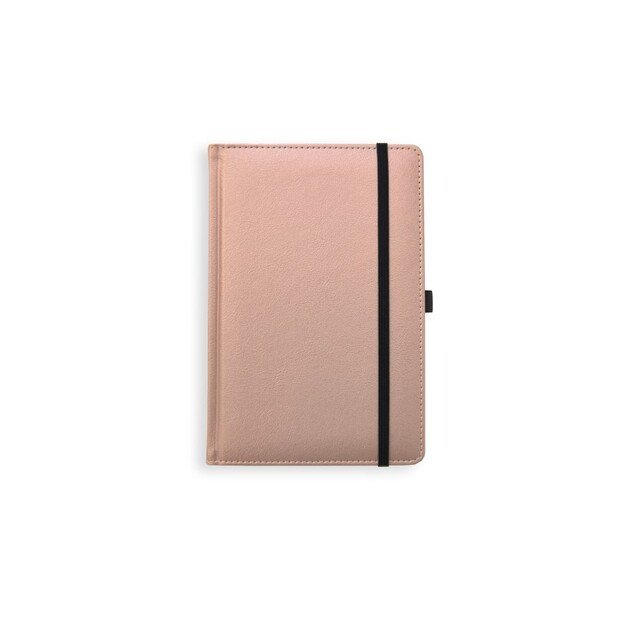 Kalendorius - užrašinė  UNIVERSAL BLACK EDITION, PU, A5, be datų, kreminė