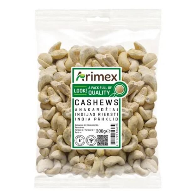 Anakardžių rie&scaron;utai ARIMEX, 300 g