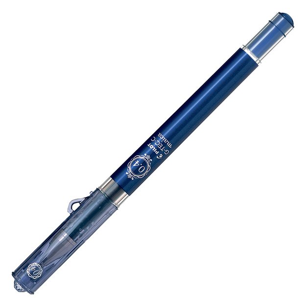 Gelinis ra&scaron;iklis PILOT G-TEC-C MAICA 0,4 mm, tamsiai mėlyna