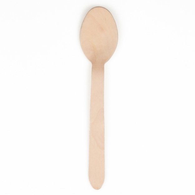 Vienkartiniai šaukštai, mediniai, 10vnt