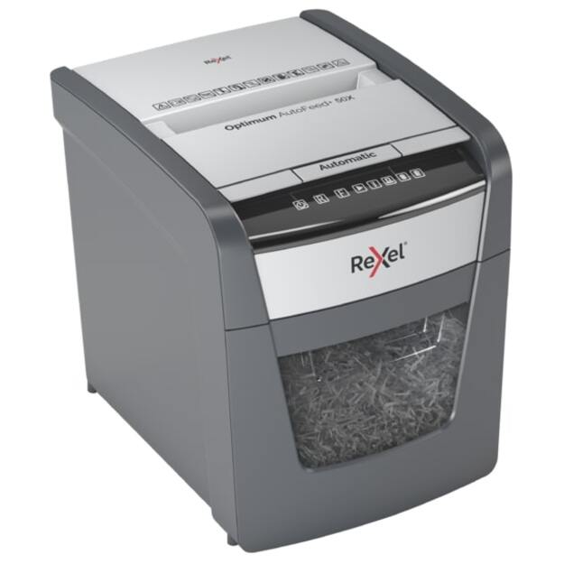 Automatinis dokumentų naikiklis Rexel Optimum Autofeed 50X, 4x28mm, P4, 20l 6