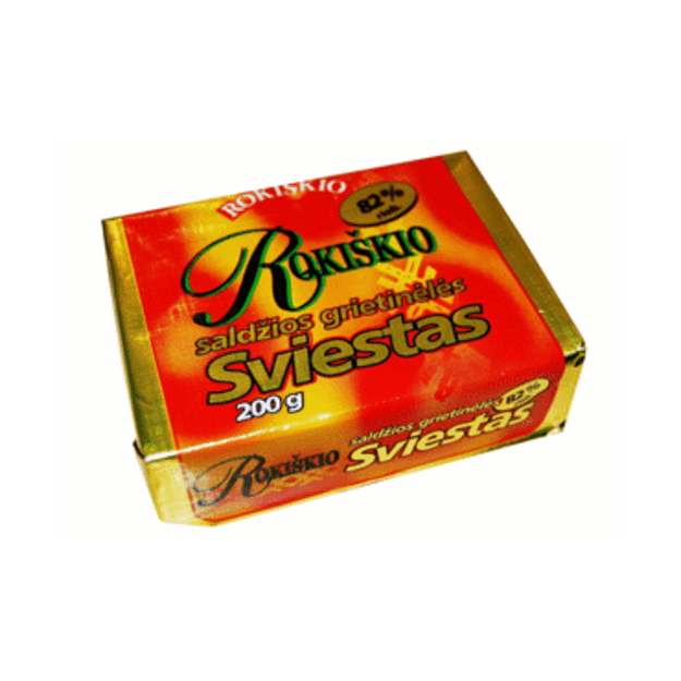 Sviestas ROKI&Scaron;KIO, 82%, 200 g