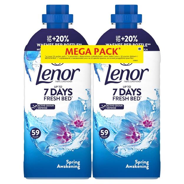 Mink&scaron;tiklis LENOR  Spring Awakening, 2X59 skalb., 2X1239ml