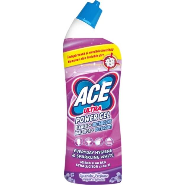 Gelinis vonios valiklis ACE ULTRA Power Lavender Effect, 750ml