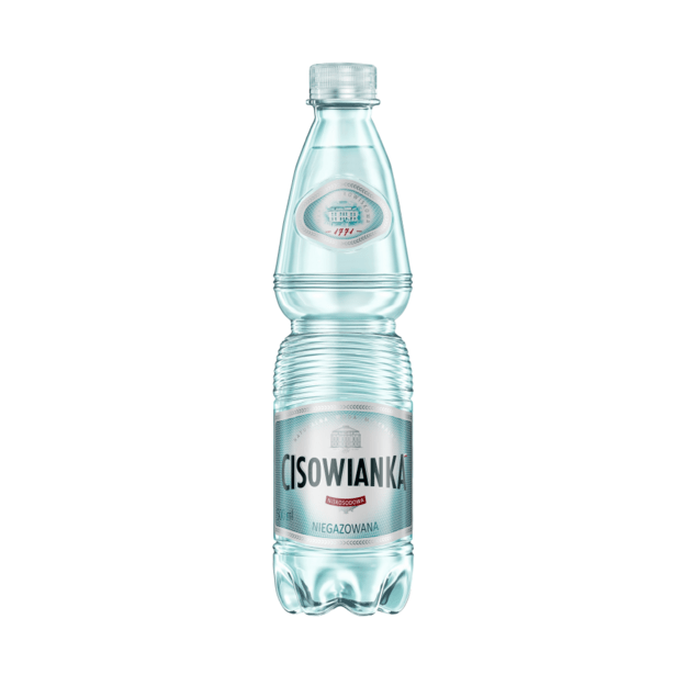 Natūralus mineralinis vanduo CISOWIANKA, negazuotas, 0,5 l D
