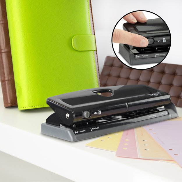 Reguliuojama skylmuša RAPESCO, 6 skylių, 9 lapų, juoda 4