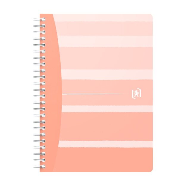 Sąsiuvinis su spirale OXFORD ICONIC, A5, 60 lapų, 90 gsm, langeliais 6