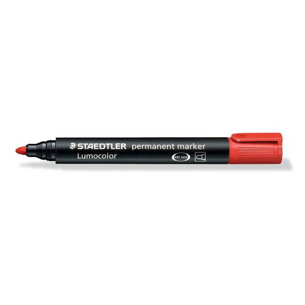 Permanentinis žymeklis STAEDTLER LUMOCOLOR 352, RAUDONA 1