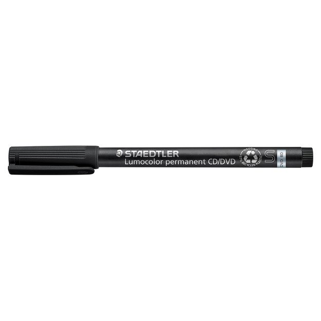 Permanentinis žymeklis STAEDTLER LUMOCOLOR CD/DVD 310, JUODA 8
