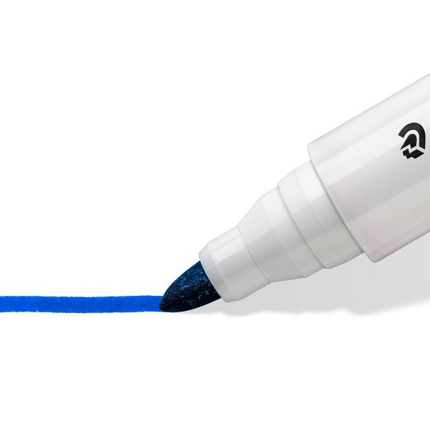Žymeklis baltai lentai STAEDTLER LUMOCOLOR 351, 2 mm, MĖLYNA 3