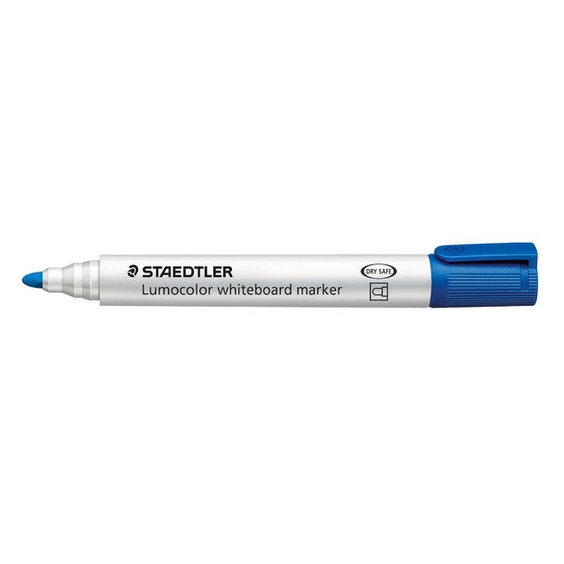 Žymeklis baltai lentai STAEDTLER LUMOCOLOR 351, 2 mm, MĖLYNA 7