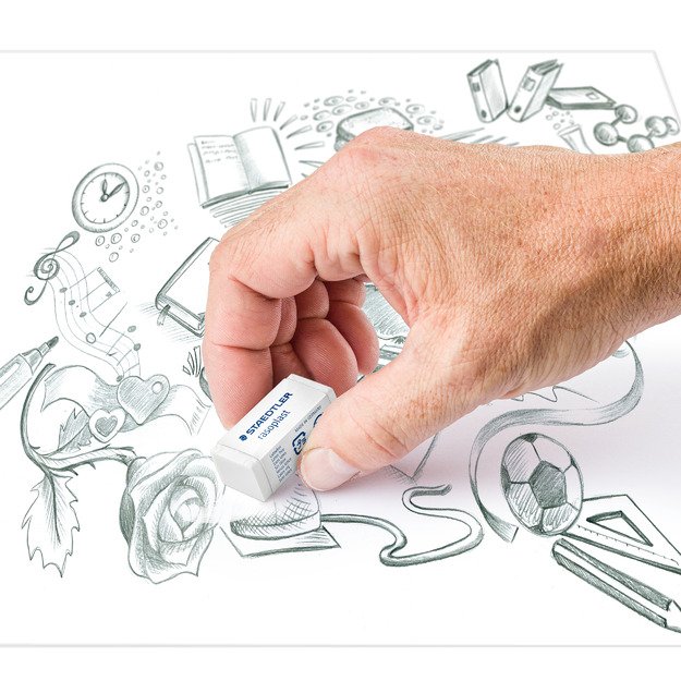 Trintukas STAEDTLER RASOPLAST, baltas 3