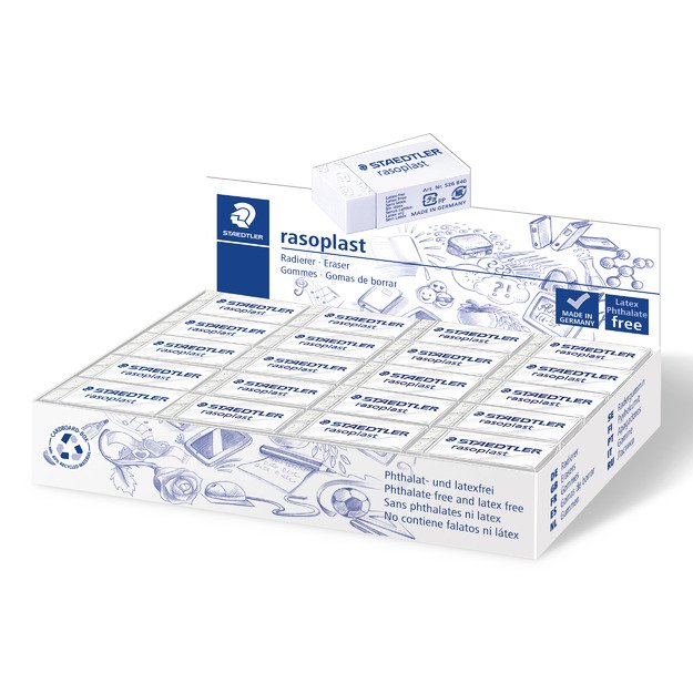 Trintukas STAEDTLER RASOPLAST, baltas 6
