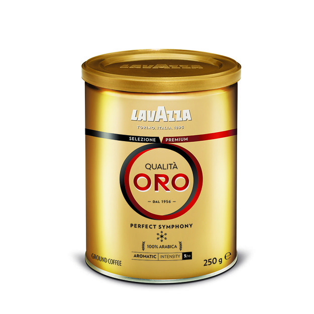 Kava LAVAZZA ORO, malta, 250 g, metalinėje dėžutėje 1