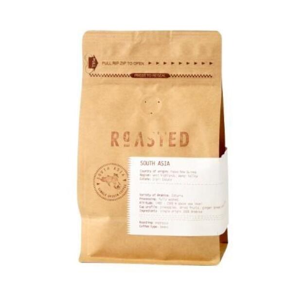 Kavos pupelės ROASTED Espresso, Papua New Guinea Sigri, 100% rū&scaron;inė Arabika, 250 g