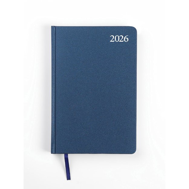 Kalendorius STANDARD 2026, PVC, A5, mėlyna LT